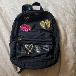 Victoria’s Secret Black Detailed Backpack